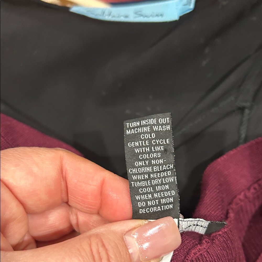 INC International Concepts Burgundy Sweater - Picture 6 of 6